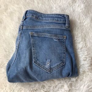 Top Shop Distressed Boyfriend Jeans